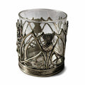 Stag Whiskey Glass, Single Piece, 11.8oz 3.7in Clear Borosilicate Alloy Sleeve Tumbler